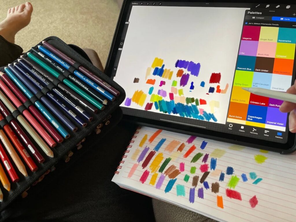 prismacolor pencil in procreate