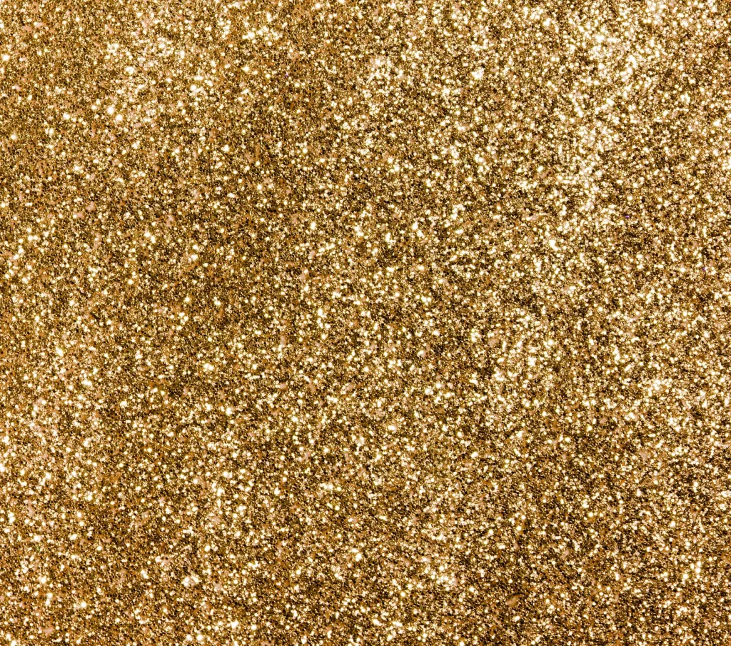Gold glitter