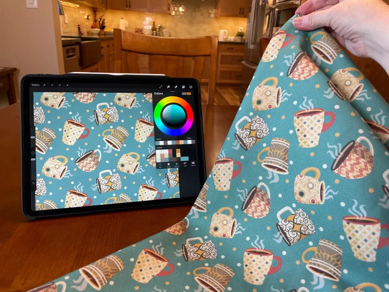 Fabric from procreate