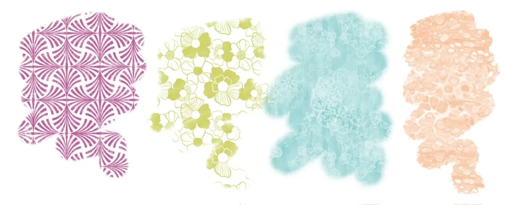 Pattern brush examples