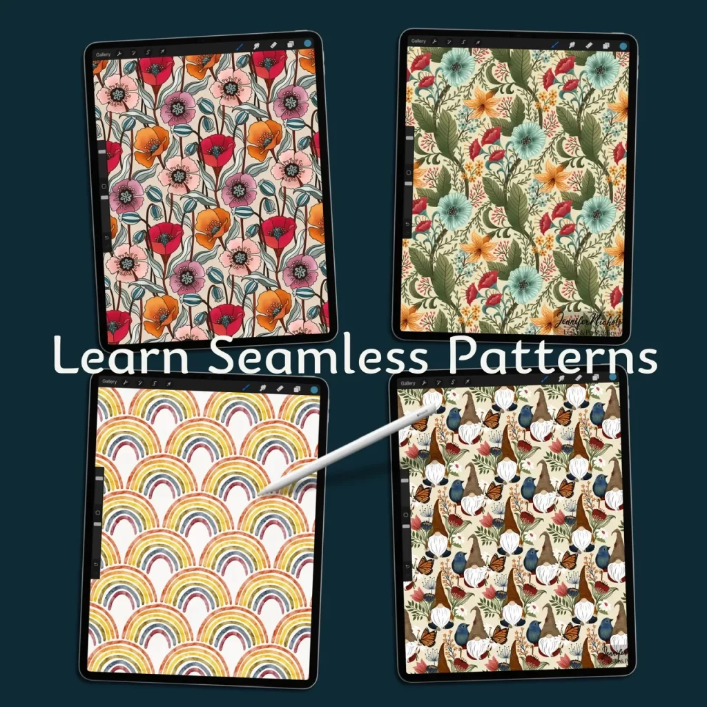 Learn to make patterns in procreate
