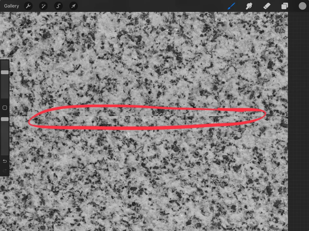 textures in procreate with clone tool