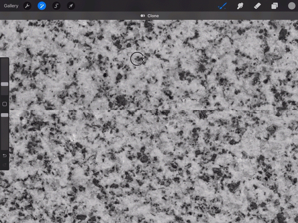Seamless texture in procreate
