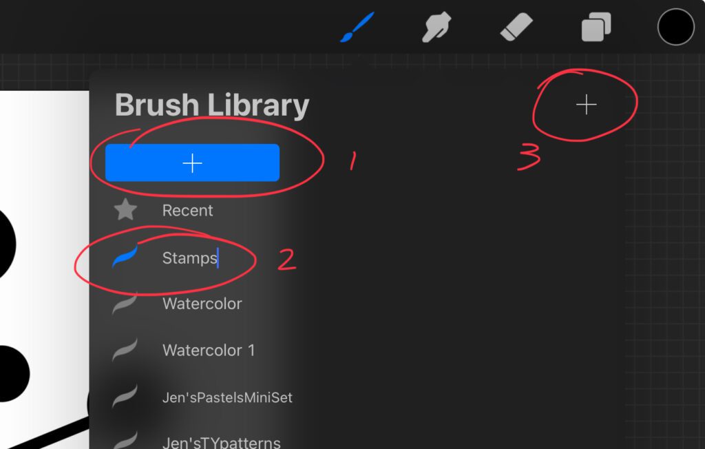 New procreate brush set