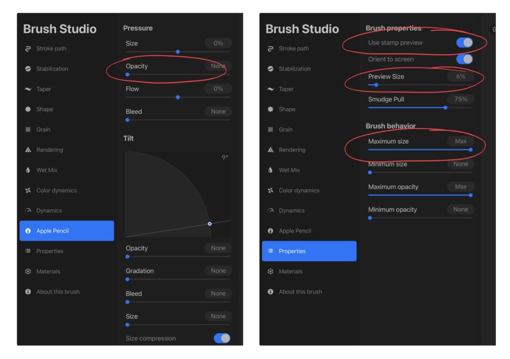 Brush studio