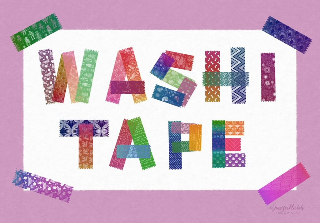 Washi tape in procreate