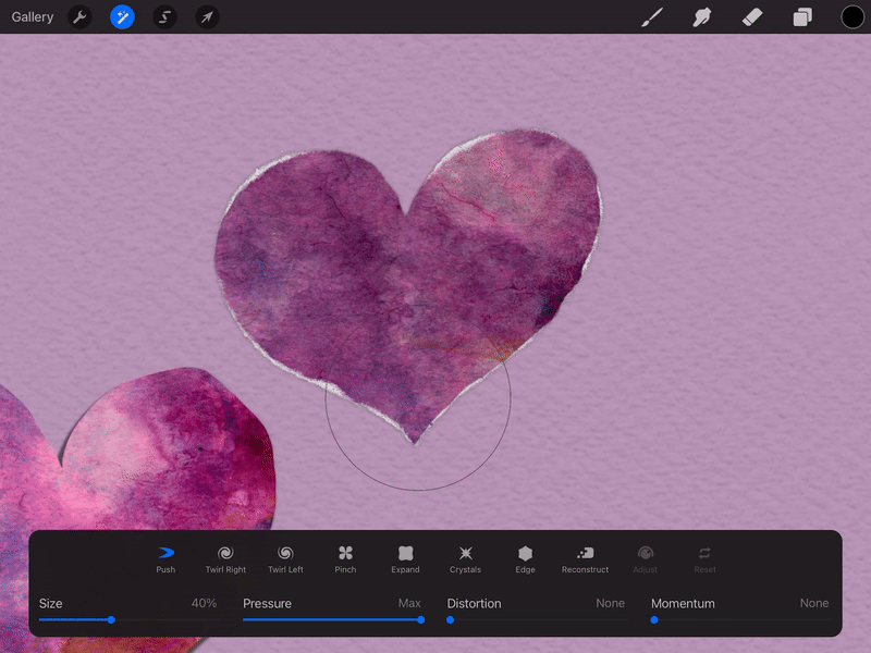 paper collage procreate