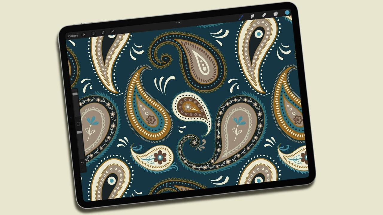 paisley in procreate