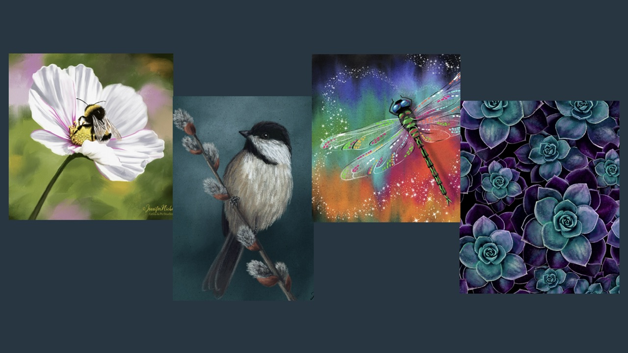 soft pastels in procreate