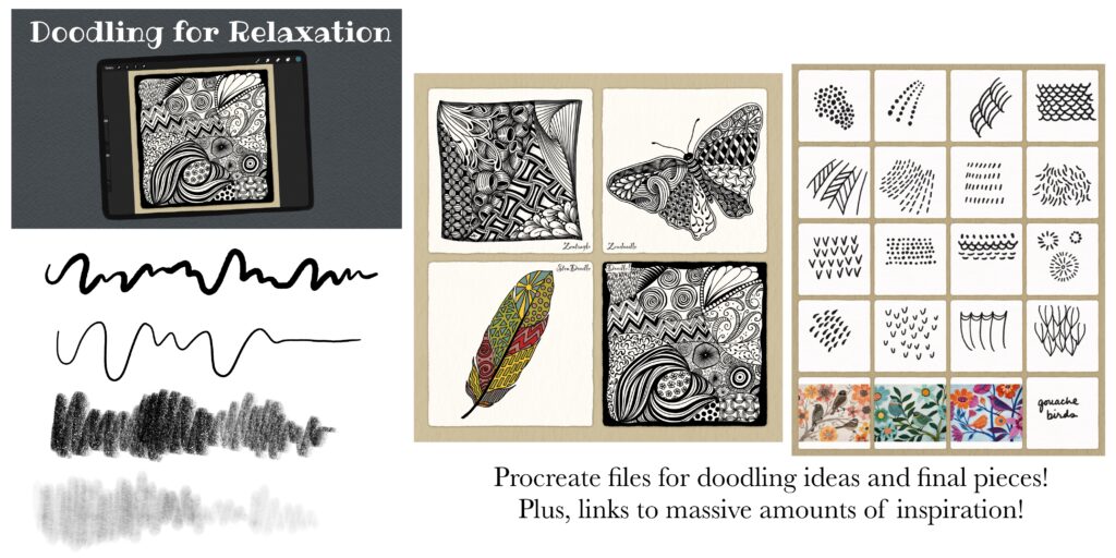 doodling in procreate