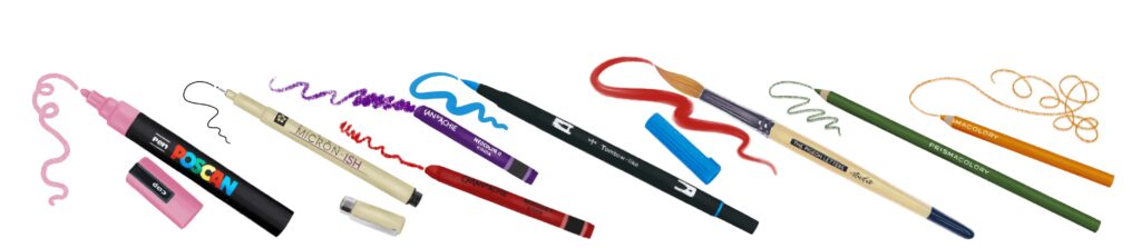 mixed media in procreate