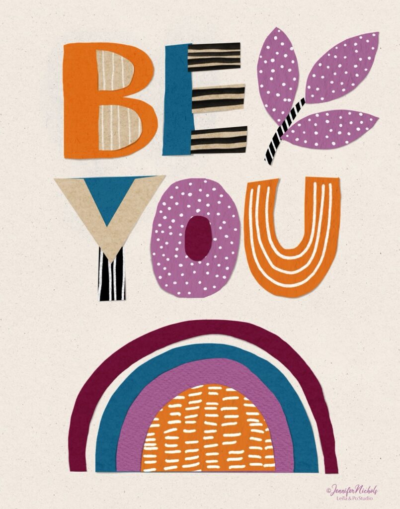 collage in procreate