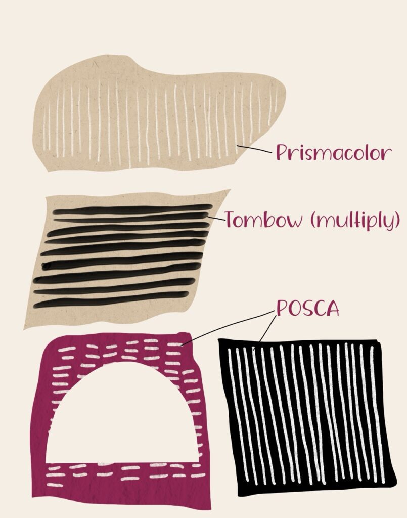 mark-making in procreate